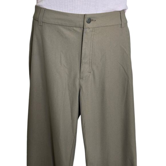 VRST Mens Pants 34x32 Olive Green Casual Golf Business Travel Chino Pockets‎ - Picture 2 of 9